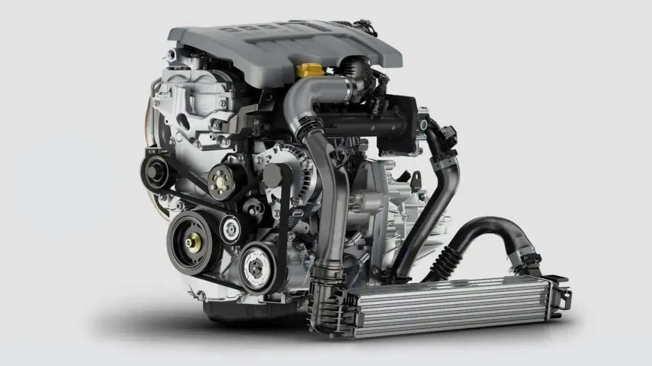 Silnik 1.2 tce z turbosprężarką i intercoolerem, gotowy do montażu.