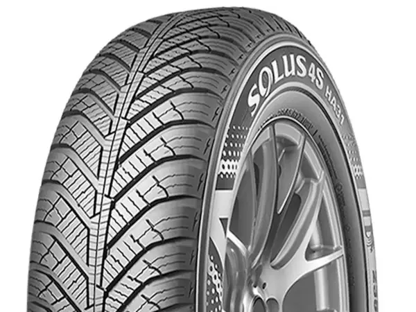 Opona Kumho Solus 4S HA31, doskonała na każdą pogodę. Kumho to znana firma oponiarska.